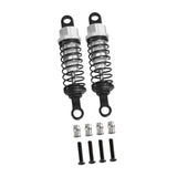 Maxbell 4x Shock Absorbers Metal Replace Parts 55mm 1/12 1/16 Scale for MN98 D90 B16 Argent