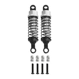 Maxbell 4x Shock Absorbers Metal Replace Parts 55mm 1/12 1/16 Scale for MN98 D90 B16 Argent