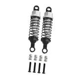 Maxbell 4x Shock Absorbers Metal Replace Parts 55mm 1/12 1/16 Scale for MN98 D90 B16 Argent