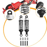 Maxbell 4x Shock Absorbers Metal Replace Parts 55mm 1/12 1/16 Scale for MN98 D90 B16 Argent