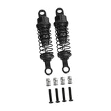 Maxbell 4x Shock Absorbers Metal Replace Parts 55mm 1/12 1/16 Scale for MN98 D90 B16 Black