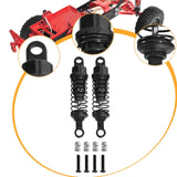 Maxbell 4x Shock Absorbers Metal Replace Parts 55mm 1/12 1/16 Scale for MN98 D90 B16 Black