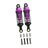 Maxbell 4x Shock Absorbers Metal Replace Parts 55mm 1/12 1/16 Scale for MN98 D90 B16 Violet