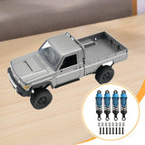 Maxbell 4 Pieces Hydraulic Shock Absorbers for RC Car Dampers Set for MN82 MN168 B14 Blue