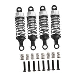 Maxbell 4 Pieces Hydraulic Shock Absorbers for RC Car Dampers Set for MN82 MN168 B14 Gold