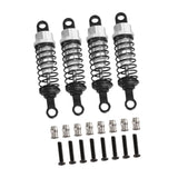Maxbell 4 Pieces Hydraulic Shock Absorbers for RC Car Dampers Set for MN82 MN168 B14 Gold