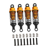 Maxbell 4 Pieces Hydraulic Shock Absorbers for RC Car Dampers Set for MN82 MN168 B14 Black