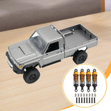 Maxbell 4 Pieces Hydraulic Shock Absorbers for RC Car Dampers Set for MN82 MN168 B14 Black