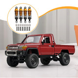 Maxbell 4 Pieces Hydraulic Shock Absorbers for RC Car Dampers Set for MN82 MN168 B14 Black
