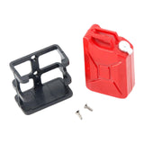 Maxbell Simulated Oil Can 1/10 Climbing Car Model Practical Storage Can RC Fuel Tank red