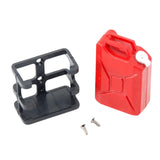 Maxbell Simulated Oil Can 1/10 Climbing Car Model Practical Storage Can RC Fuel Tank red