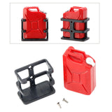Maxbell Simulated Oil Can 1/10 Climbing Car Model Practical Storage Can RC Fuel Tank red