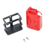 Maxbell Simulated Oil Can 1/10 Climbing Car Model Practical Storage Can RC Fuel Tank red