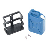 Maxbell Simulated Oil Can 1/10 Climbing Car Model Practical Storage Can RC Fuel Tank blue