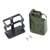Maxbell Simulated Oil Can 1/10 Climbing Car Model Practical Storage Can RC Fuel Tank green