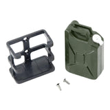 Maxbell Simulated Oil Can 1/10 Climbing Car Model Practical Storage Can RC Fuel Tank green
