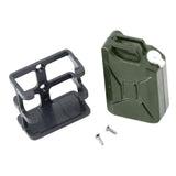 Maxbell Simulated Oil Can 1/10 Climbing Car Model Practical Storage Can RC Fuel Tank green