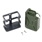 Maxbell Simulated Oil Can 1/10 Climbing Car Model Practical Storage Can RC Fuel Tank green