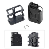 Maxbell Simulated Oil Can 1/10 Climbing Car Model Practical Storage Can RC Fuel Tank black