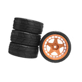 Maxbell 4Pcs 1/10 Drifting Wheels Tires Set Replacement Good Grip RC Car Drifting Tires