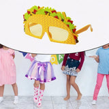 Maxbell Taco Glasses Decorative Pinata Party Sunglasses for Teens Holiday Masquerade