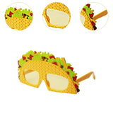 Maxbell Taco Glasses Decorative Pinata Party Sunglasses for Teens Holiday Masquerade