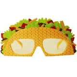Maxbell Taco Glasses Decorative Pinata Party Sunglasses for Teens Holiday Masquerade