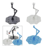 Maxbell Action Figure Base Angle Height Adjustable Self Assembly for 1/100 RG Black