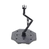 Maxbell Action Figure Base Angle Height Adjustable Self Assembly for 1/100 RG Black