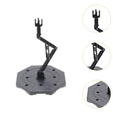 Maxbell Action Figure Base Angle Height Adjustable Self Assembly for 1/100 RG Black
