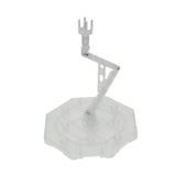 Maxbell Action Figure Base Angle Height Adjustable Self Assembly for 1/100 RG Clear