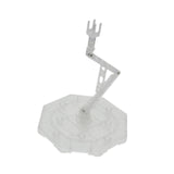 Maxbell Action Figure Base Angle Height Adjustable Self Assembly for 1/100 RG Clear