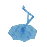 Maxbell Action Figure Base Angle Height Adjustable Self Assembly for 1/100 RG Blue