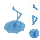 Maxbell Action Figure Base Angle Height Adjustable Self Assembly for 1/100 RG Blue