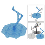 Maxbell Action Figure Base Angle Height Adjustable Self Assembly for 1/100 RG Blue