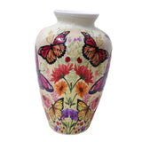 Maxbell 3D Puzzle Flower Vase Flower Arrangements for Office Bedroom Home Decoration butterfly