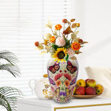 Maxbell 3D Puzzle Flower Vase Flower Arrangements for Office Bedroom Home Decoration butterfly