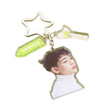 Maxbell Acrylic Keychain Portable Versatile Adorable Keyring for Women Birthday Gift Style A