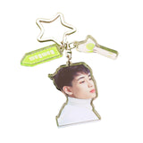Maxbell Acrylic Keychain Portable Versatile Adorable Keyring for Women Birthday Gift Style A