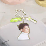 Maxbell Acrylic Keychain Portable Versatile Adorable Keyring for Women Birthday Gift Style A