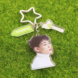 Maxbell Acrylic Keychain Portable Versatile Adorable Keyring for Women Birthday Gift Style A