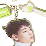 Maxbell Acrylic Keychain Portable Versatile Adorable Keyring for Women Birthday Gift Style A