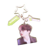 Maxbell Acrylic Keychain Portable Versatile Adorable Keyring for Women Birthday Gift Style B