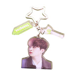 Maxbell Acrylic Keychain Portable Versatile Adorable Keyring for Women Birthday Gift Style B