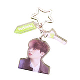 Maxbell Acrylic Keychain Portable Versatile Adorable Keyring for Women Birthday Gift Style B