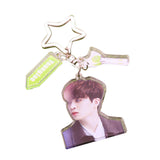 Maxbell Acrylic Keychain Portable Versatile Adorable Keyring for Women Birthday Gift Style B