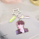 Maxbell Acrylic Keychain Portable Versatile Adorable Keyring for Women Birthday Gift Style B