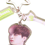 Maxbell Acrylic Keychain Portable Versatile Adorable Keyring for Women Birthday Gift Style B