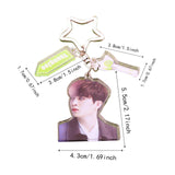 Maxbell Acrylic Keychain Portable Versatile Adorable Keyring for Women Birthday Gift Style B