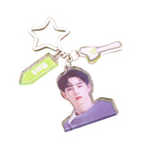 Maxbell Acrylic Keychain Portable Versatile Adorable Keyring for Women Birthday Gift Style C